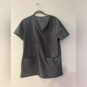 Figs Technical Collection Scrub Top Graphite Gray, Size S.